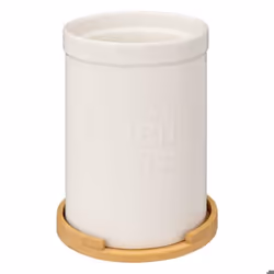 Pot à Ustensiles Natureo 18cm Blanc