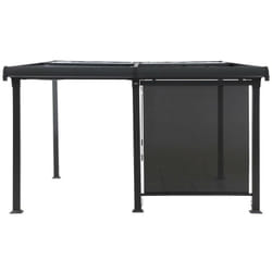 Hesperide - Store pour pergola Enolie ardoise 4X3,5m - Hespéride