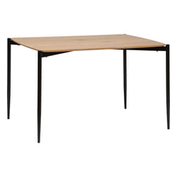 Table à manger en métal et papier "Slano"