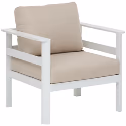 Sur votre balcon ou votre terrasse, le fauteuil de salon de jardin "Paradize" Hespéride vous permettra d'imaginer un coin cos ...