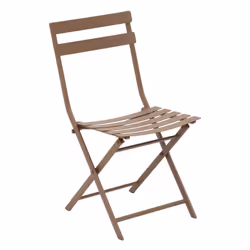 Idéale pour créer une ambiance estivale dans de petits espaces extérieurs, la chaise de jardin pliante "GREENSBORO" Hespéride ...