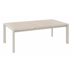 Hesperide 165297C table de jardin Blanc Forme rectangulaire
