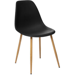 Chaise Polypropylène Taho Noire Atmosphera