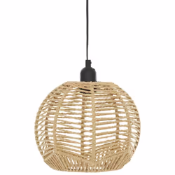 Description générale Cette suspension boule de 24 cm, modèle Caren de la marque Atmosphera, est l'élément déco parfait pour a ...