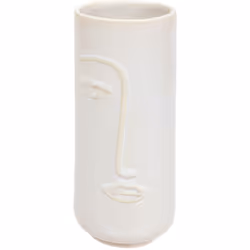 Idéal pour apporter une touche design en intérieur, le vase visage "Soleya" céramique Atmosphera séduira les adeptes d'access ...