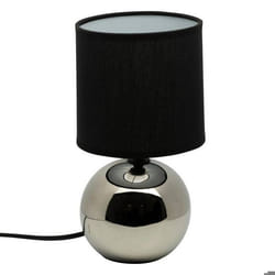 Lampe Céramique Timéo H25cm Argent - Atmosphera Créateur D'Intérieur