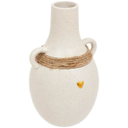 Atmosphera - Vase corde The floral H22cm blanc créateur d'intérieur
