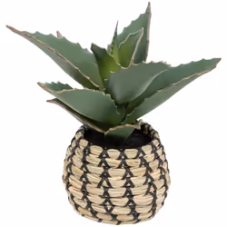 Plante samouraï articifielle "pio" h26cm vert - Atmosphera createur d'interieur. Couleur : Vert. Matière principale : Polyéth ...