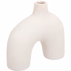 Résolument tendance, le vase arc "Asy" Atmosphera joue la carte d'un design épuré et sublimera un univers aux accents contemp ...