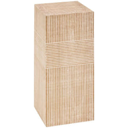 Atmosphera - Porte plante Nilia blanc froid H70cm créateur d'intérieur