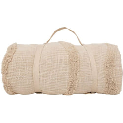 Dessus de lit Daisy 240x260cm beige - Atmosphera créateur d'intérieur