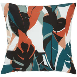 Coussin extérieur Deyo 40x40cm bleu canard - Atmosphera créateur d'intérieur