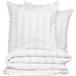 Atmosphera - Parure de lit Isadora 260x240cm blanc créateur d'intérieur