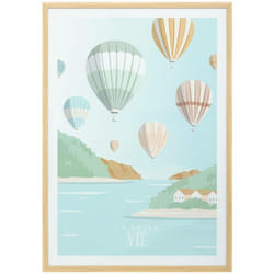 Atmosphera - Affiche encadrée vie Claude 50x70cm multicolore créateur d'intérieur