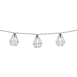 Atmosphera - Guirlande 10 boules solaire L335cm noir créateur d'intérieur