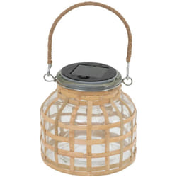 Atmosphera - Lanterne solaire Niky H12cm beige créateur d'intérieur