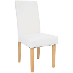 Atmosphera - Chaise à housser Jana blanc créateur d'intérieur
