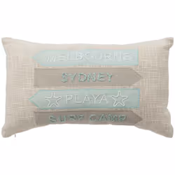 Le coussin "Australie" Atmosphera for kids aura tout à fait sa place dans une chambre d'enfant sur le thème du voyage. Un acc ...