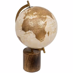 Fans de voyages et d'objets déco empreints de caractère ? Le globe déco "Be vintage" Atmosphera devrait vous séduire ! Une to ...