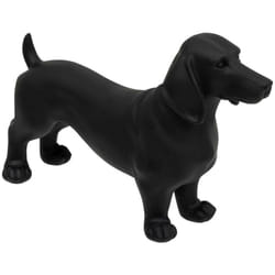 Atmosphera - Statuette Chien résine 40x25cm noir créateur d'intérieur