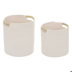 Lot de paniers - Atmosphera - Tropical Boudoir - Multicolore - 35cm - Ethnique