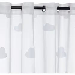 Habillez avec douceur les fenêtres de la chambre de votre tout-petit grâce au voilage enfant "Nuage" Atmosphera. Un accessoir ...