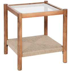 Table d appoint Apala 50x50cm marron Atmosphera créateur d'intérieur
