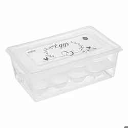 Boîte à Œufs 12 Compartiments 23cm Transparent