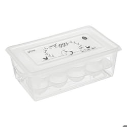 Boîte à Œufs 12 Compartiments 23cm Transparent