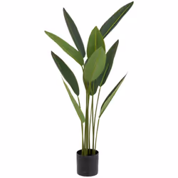 Description générale Apportez une touche d'exotisme à votre intérieur avec cette plante artificielle Strelitzia de 97 cm de h ...