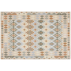 Atmosphera - Tapis extérieur intérieur Aztek 120x170cm gris créateur d'intérieur
