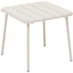 Hesperide - Table basse de jardin carrée Phuket argile en acier traité en époxy - Hespéride