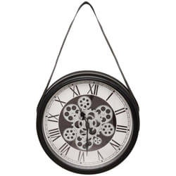 Horloge avec lanière Peter D40cm noir et blanc Atmosphera créateur d'intérieur