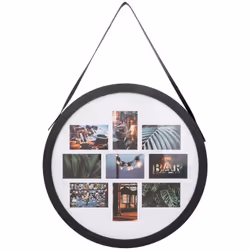 En quête d'un accessoire tendance pour personnaliser votre intérieur ? Le pêle-mêle rond avec lanière "Aya" Atmosphera devrai ...