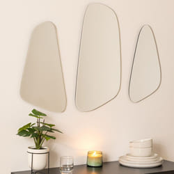 Atmosphera - Lot de 3 miroirs organiques Aidan