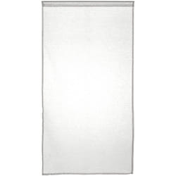 Lot de deux voilages blanc Blanc 60x90 cm
