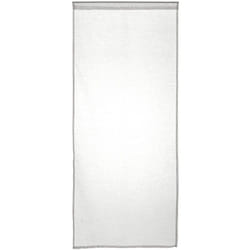 Lot de deux voilages blanc Blanc 60x120 cm
