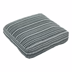 Coussin de sol - Atmosphera - Micah EG38X38X8 - Gris - Synthétique - Carré