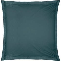 Taie d oreiller Carina coton 63x63cm bleu orage Atmosphera créateur d'intérieur