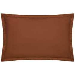 Taie d oreiller Carina coton 50x70cm rose terracotta Atmosphera créateur d'intérieur