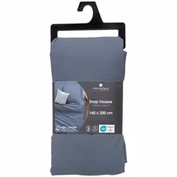 Vous voulez peaufiner votre literie ? Alors, ce drap-housse Atmosphera complètera très bien votre parure de lit. Un accessoir ...