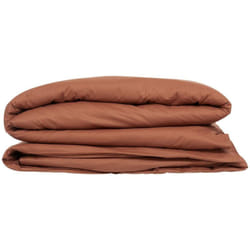 Atmosphera - Housse de couette Carina coton 240x220cm rose terracotta créateur d'intérieur
