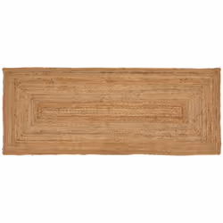 Tapis de couloir en Jute 80 x 200 cm - Atmosphera (-) Dimensions : L. 200 x l. 80 cm - Épaisseur : 0.50 cm - Matière du tapis ...