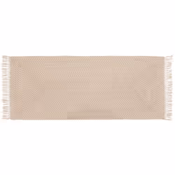 Tapis de couloir mélange de Jute et de Coton avec franges 80 x 200 cm - Atmosphera (-) Dimensions : L. 200 x l. 80 cm - Épais ...