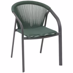 Tendance et confortable, le fauteuil de jardin empilable "RIU" Hespéride est aussi un véritable atout gain de place ! Un desi ...