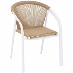Tendance et confortable, le fauteuil de jardin empilable "RIU" Hespéride est aussi un véritable atout gain de place ! Un desi ...