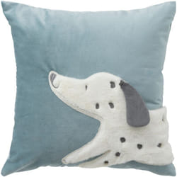 Coussin Décoratif Carré Dalmatien Bleu Atmosphera For Kids