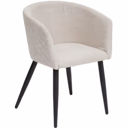 Description générale Le Fauteuil Velours Marlo Beige d'Atmosphera est une pièce d'exception qui combine confort et élégance.  ...