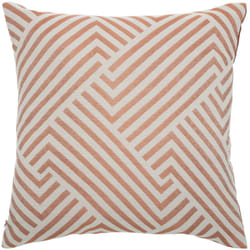 Atmosphera - Coussin de jardin jacquard geo, 40 x 40 cm