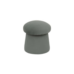 Atmosphera - Pouf Champignon En Velours Noa Vert Céladon